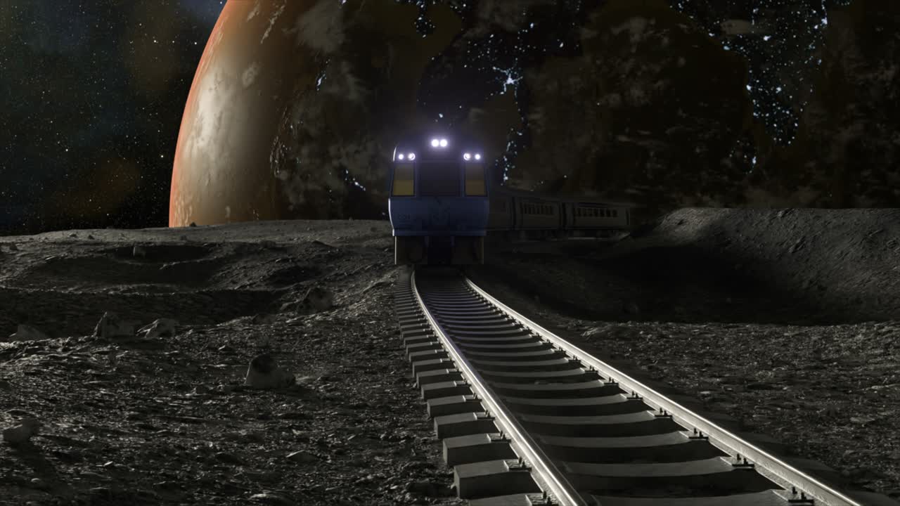el tren de la luna a marte