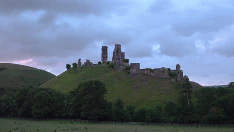 Corfe-Castle,-Dorset,-UK