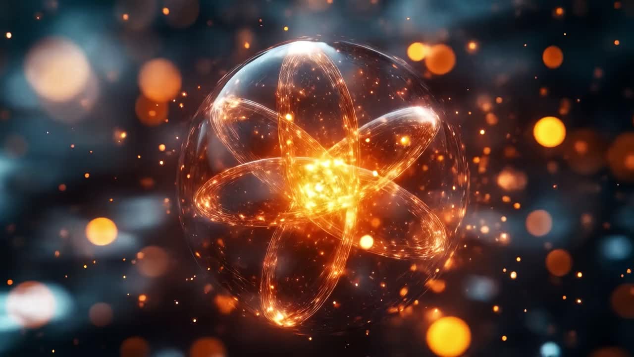 ilustración del modelo atómico