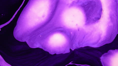 organic purple abstract art fluid effect moving expanding into black space