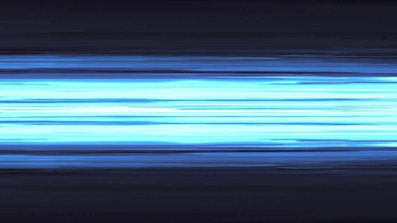 Abstract Bright Blue light Anime Fast Speed Lines motion on black background. 4K 3D seamless loop. Animation Horizontal Anime Comic Gradient Fast Speed Lines. Anime comics motion texture background.