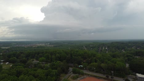 Tormenta-De-Primavera,-Cabeza-De-Trueno,-Carolina-Del-Norte