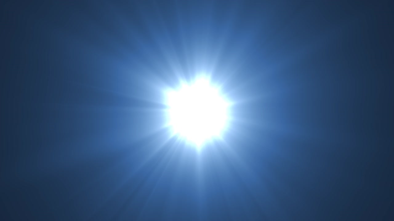 4k sun light lens flares art loop animation background symmetrical optical lens flares transition