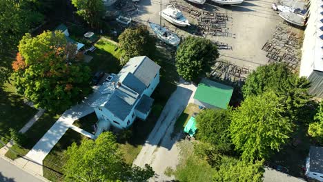 Pushing-forward-and-tilting-to-a-bird's-eye-look-over-a-shipyard