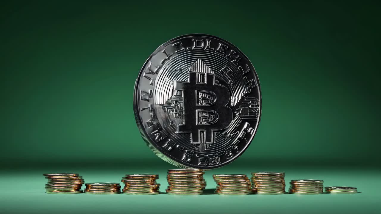 crecimiento de la pila de bitcoin a mano