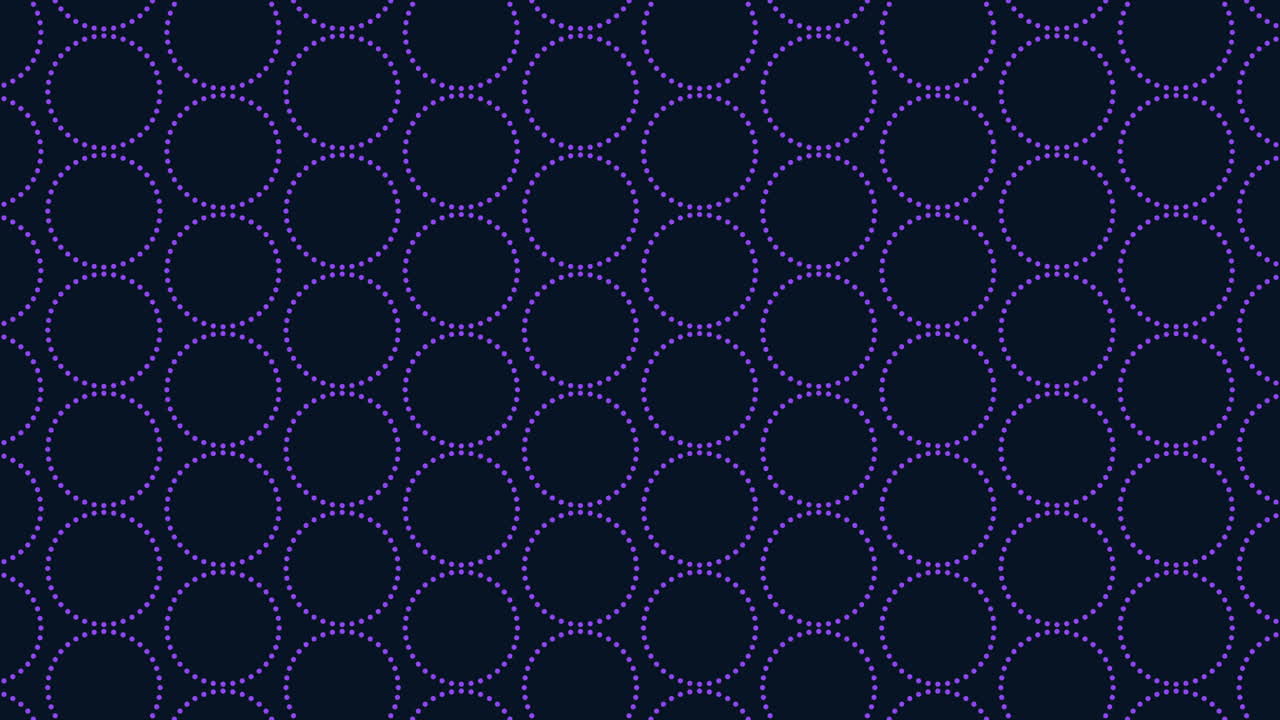 Circles and dots pattern with neon color 6