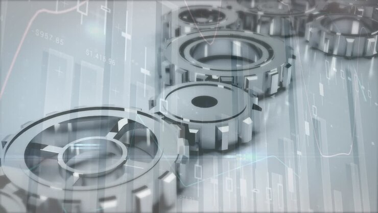 Gears and cogs running