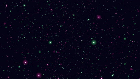 una vibrante sinfonía celestial un cielo nocturno iluminado con estrellas de colores deslumbrantes