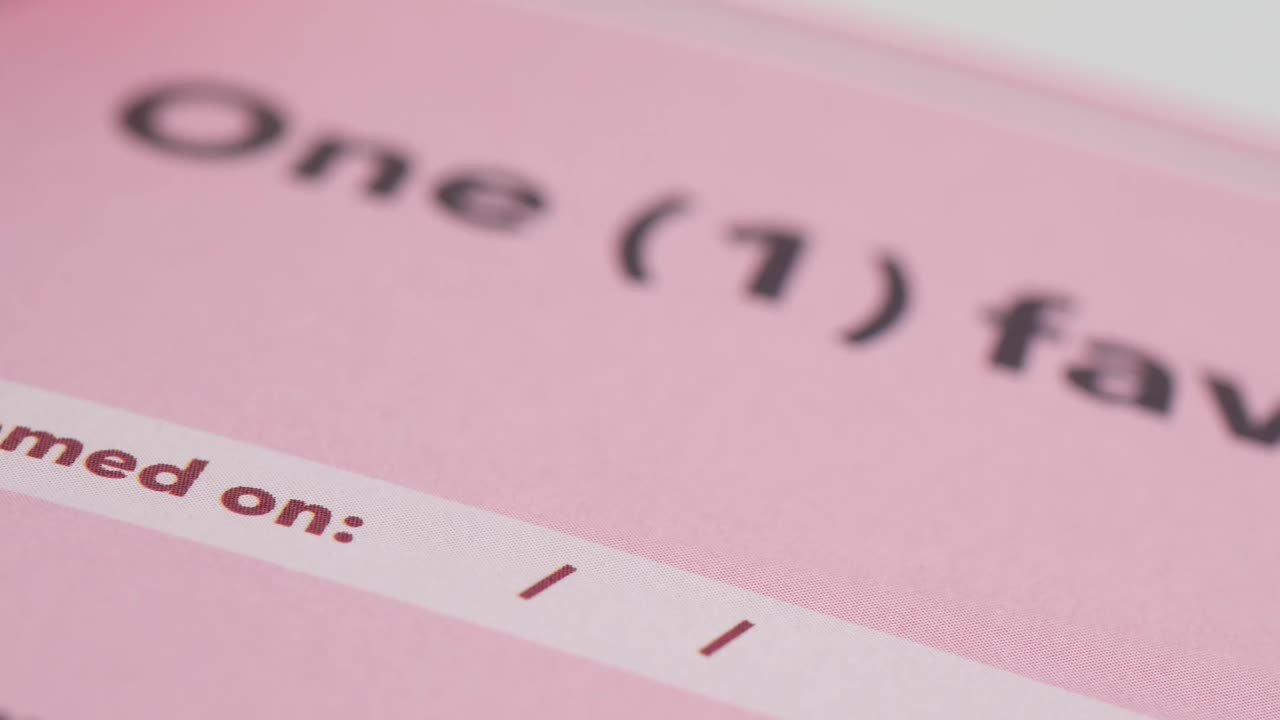 A close-up of a redeemed voucher