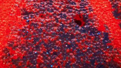 abstract red and blue textured surface