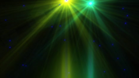 el parpadeo de la luz ilumina el destello