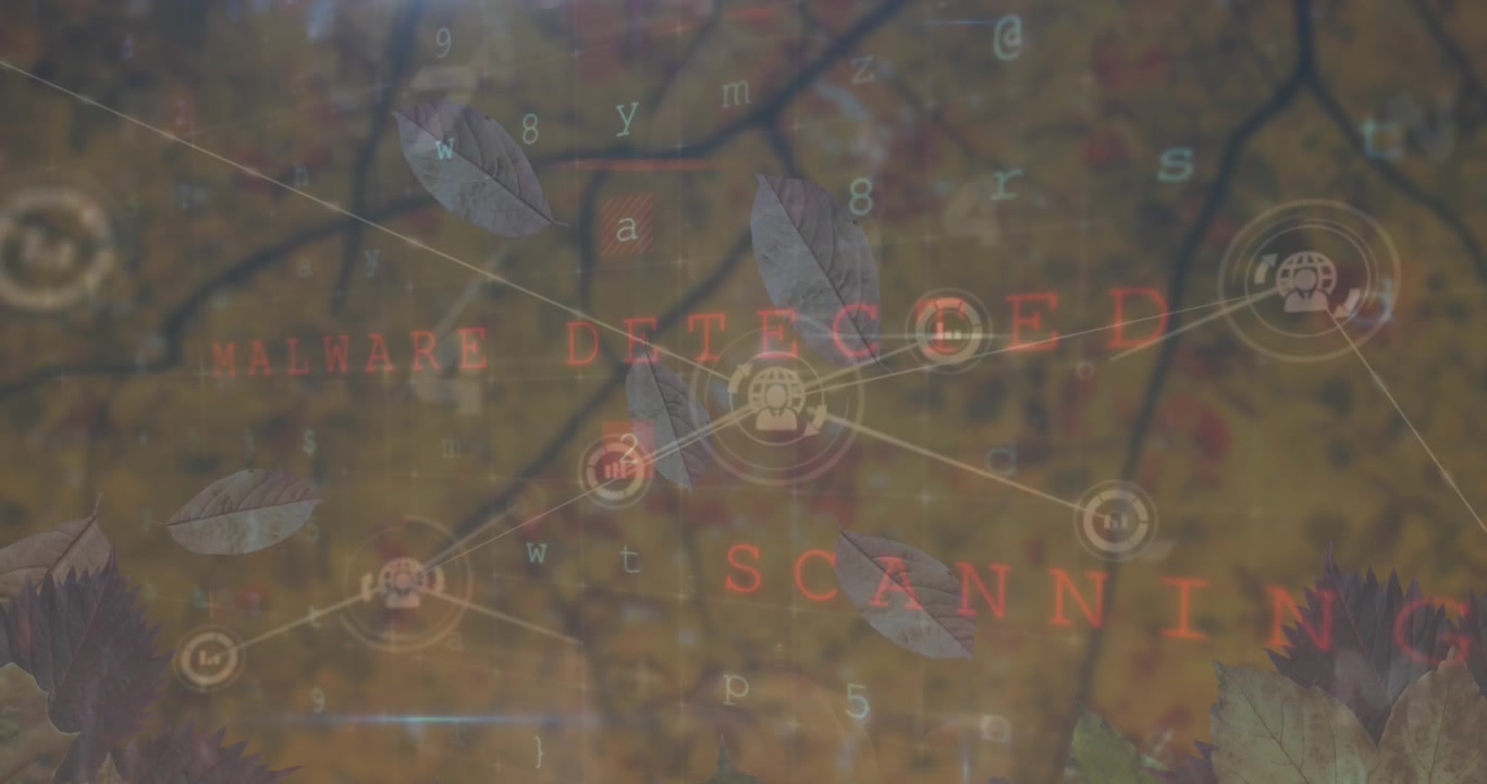 Animation of connections and data processing over tree