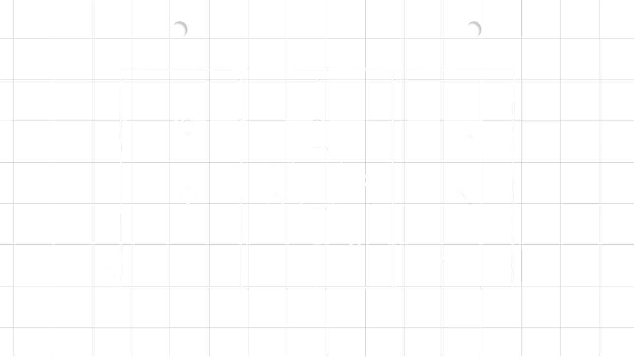 Animation of game plan over white background