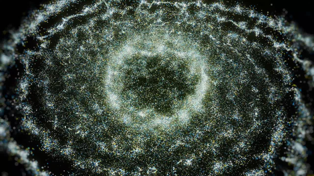 Abstract Spiral Galaxy Simulation
