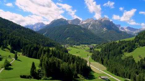 scenic view of the beautiful landscape in the alps