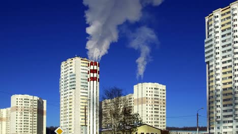 factory pipe smoke