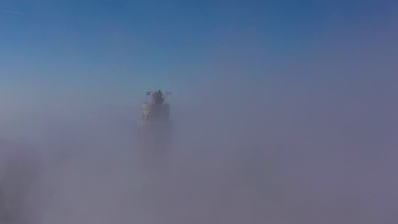 헝가리 부다페스트의 드론 영상