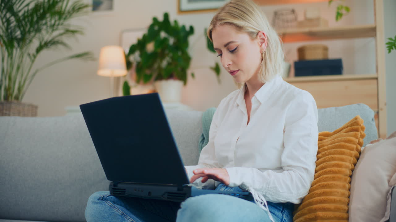 Confident Woman Prepares Business Plan