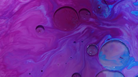 abstract fluid art with purple and blue colors