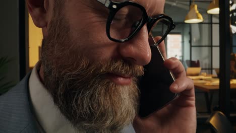 businessman on a phone call