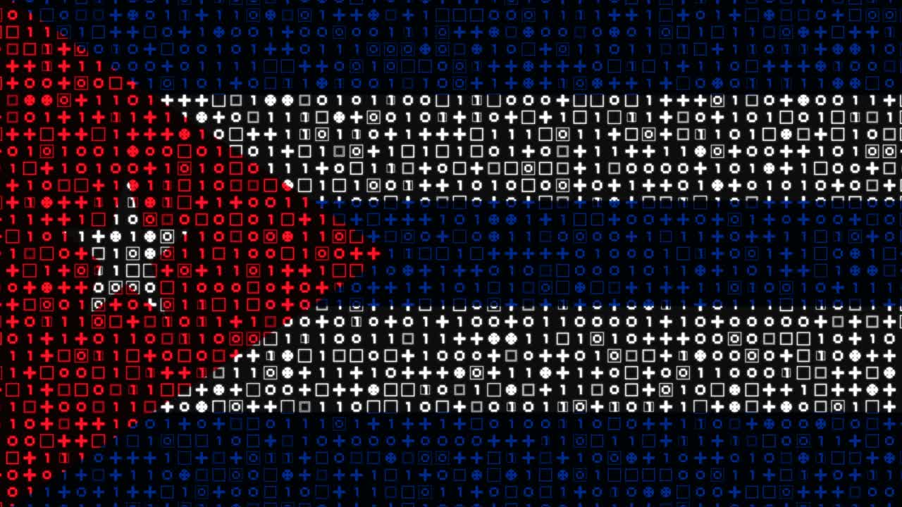 animación digital de la bandera cubana