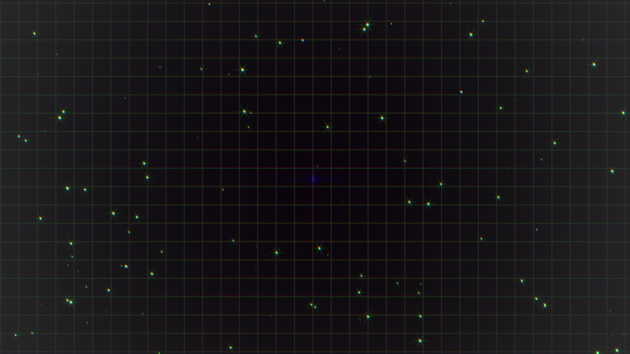 매혹적인 별 모양으로 활기찬 밤하늘