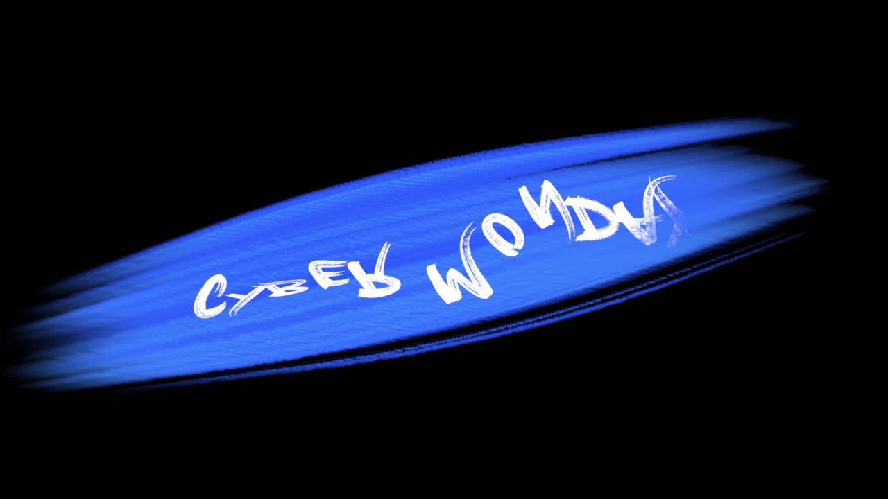 블랙 그라디언트에 파란 수채화  ⁇ 솔로 사이버 월요일