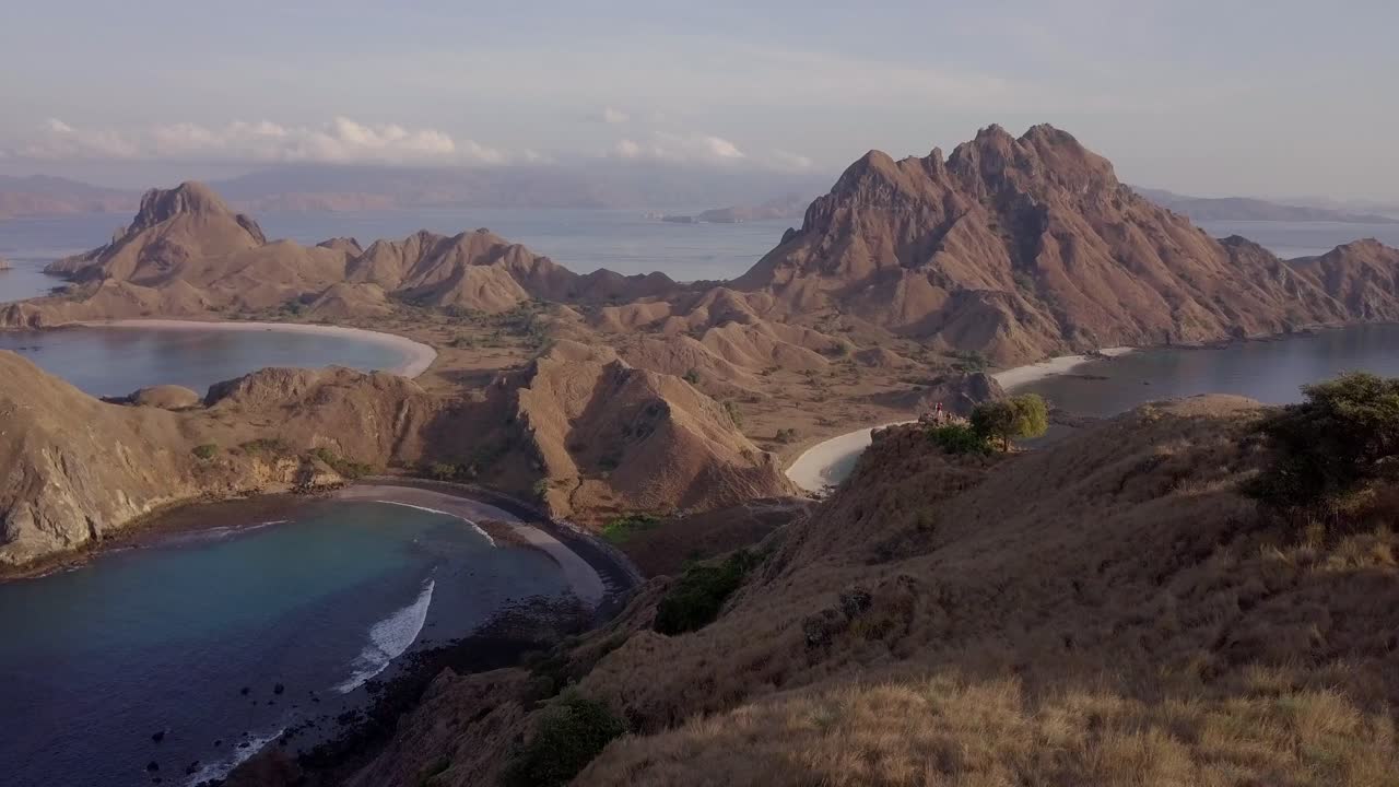 antena: isla de komodo en indonesia