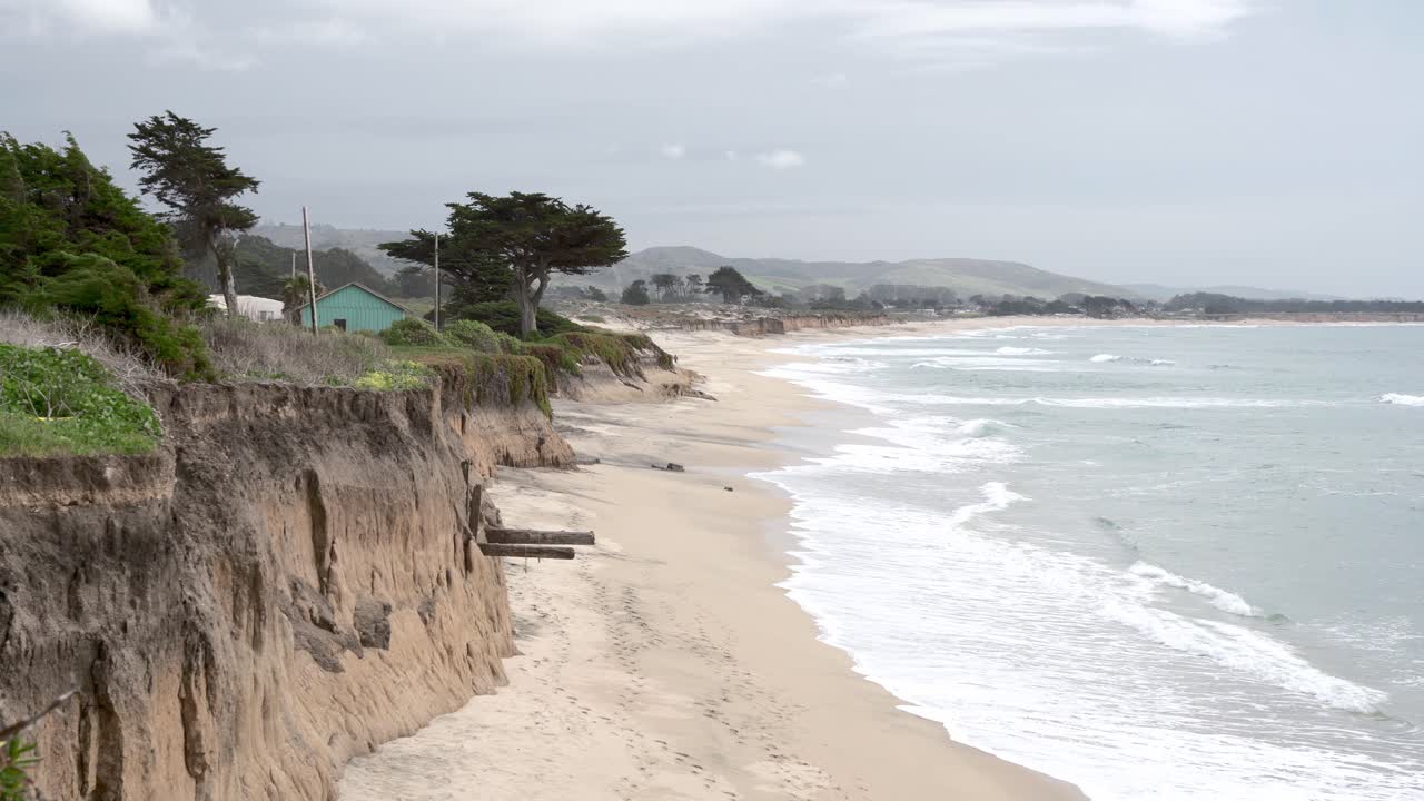 vista panorámica de la playa en calfiornia