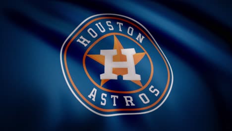 houston astros team logo on a flag