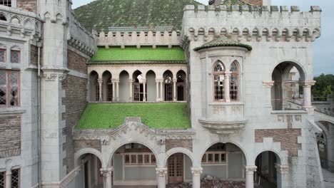 abandoned palace of dona chica, palmela. braga, portugal