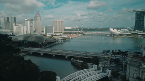 singapore marina bay cityscape