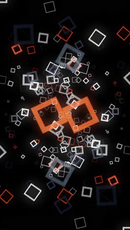 Abstract Geometric Pattern of Squares