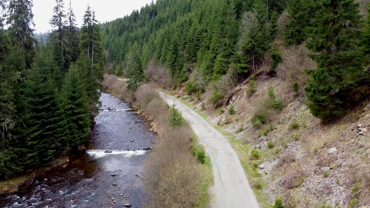 Apuseni Mountains in Cluj County. Fly the drone in Defileul Somesului Rece