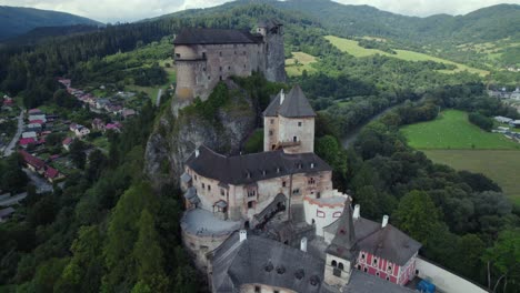spis castle, slovakia - aerial view