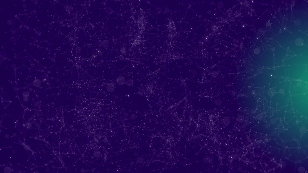 Background copy space presentation on big data lots of dots and fibers digital neural network