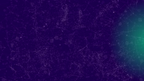 background copy space presentation on big data lots of dots and fibers digital neural network