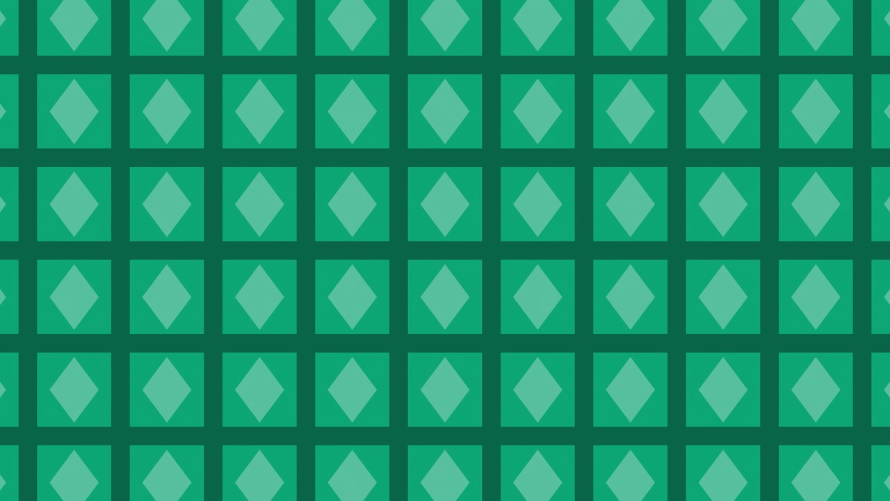 Green Diamond Pattern