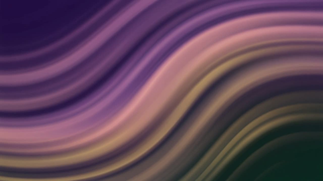 Abstract Flowing Waves of Purple and Orange Colors