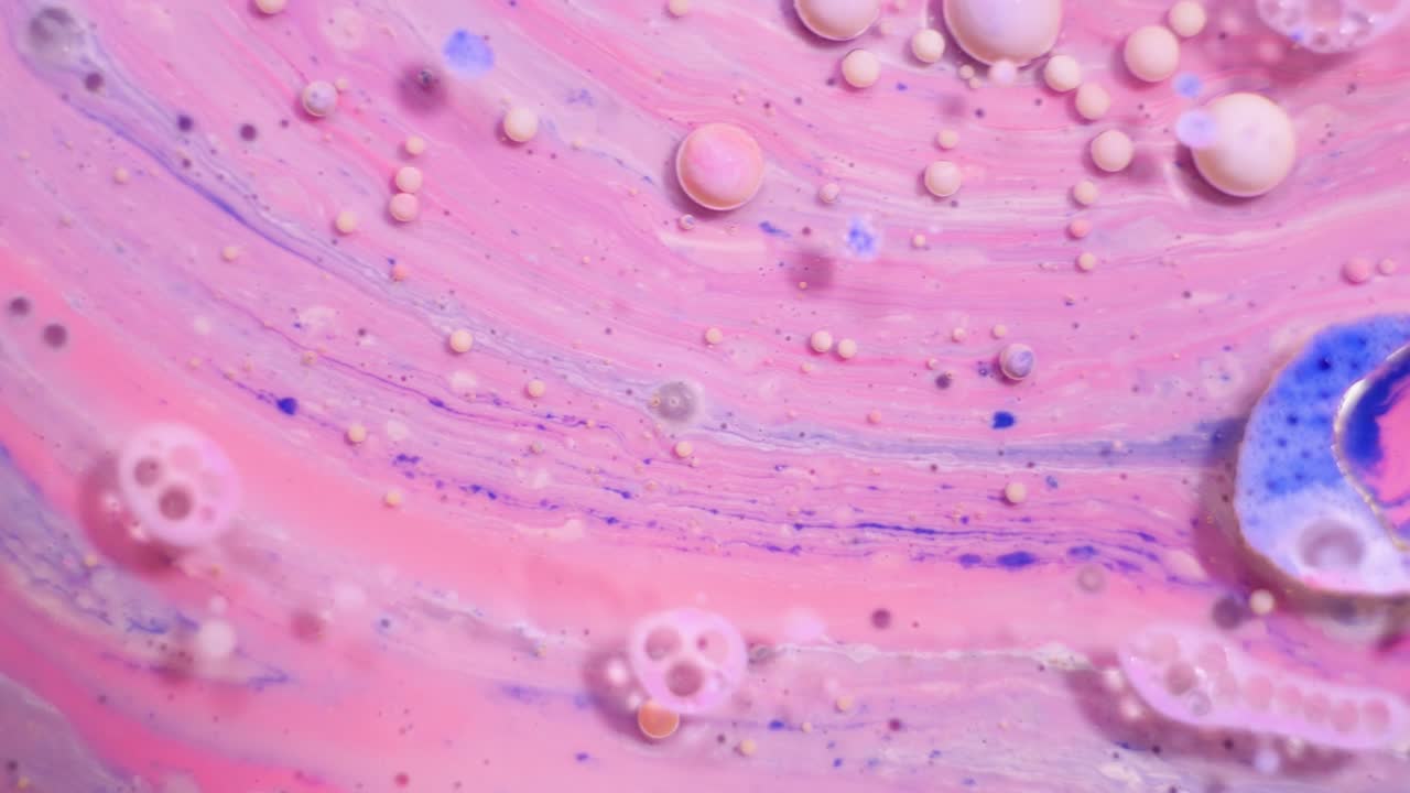 핑크와 보라색으로 추상적인 유동 예술