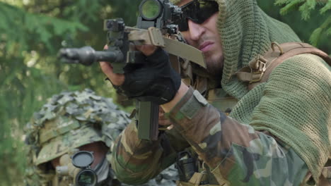 military snipers in disguise