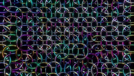 círculos brillantes en el fondo.