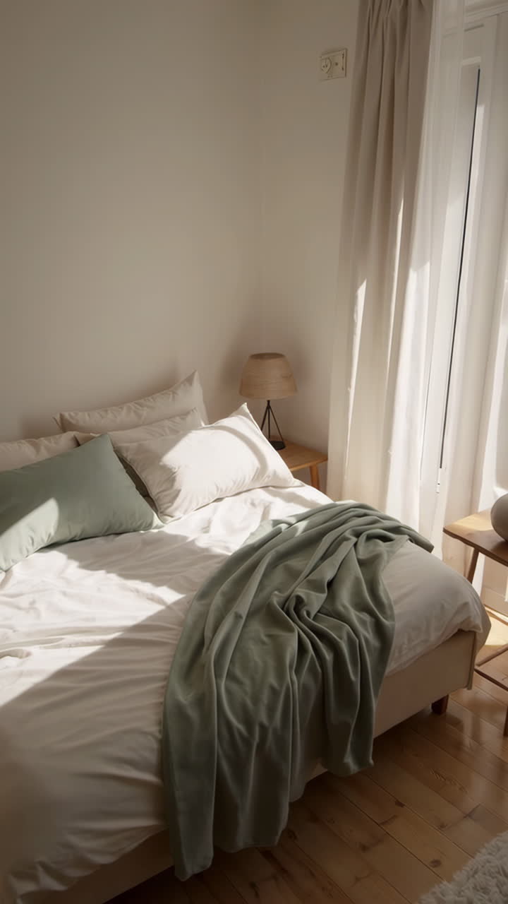 Cozy and Minimalist Bedroom with Natural Light