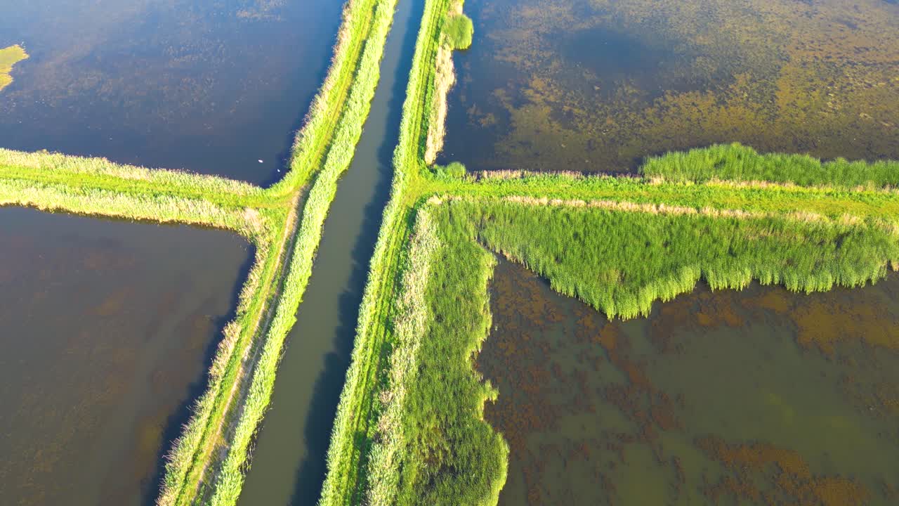 vista aérea de almacenes de almacenes o fábricas industriales o centros logísticos desde arriba