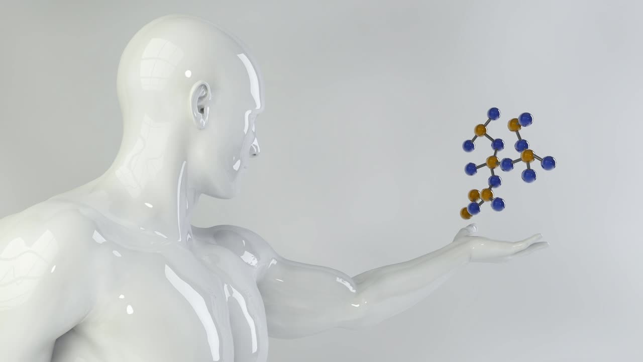 연구 및 개발을 위한 분자를 가진 과학적 배경