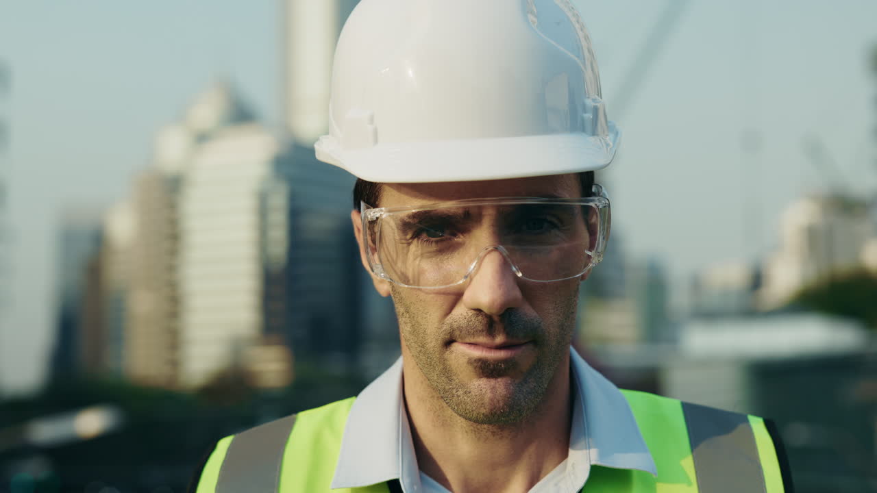 Retrato de un trabajador de la construcción