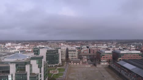 Die-Skyline-Von-Dublin,-Irland