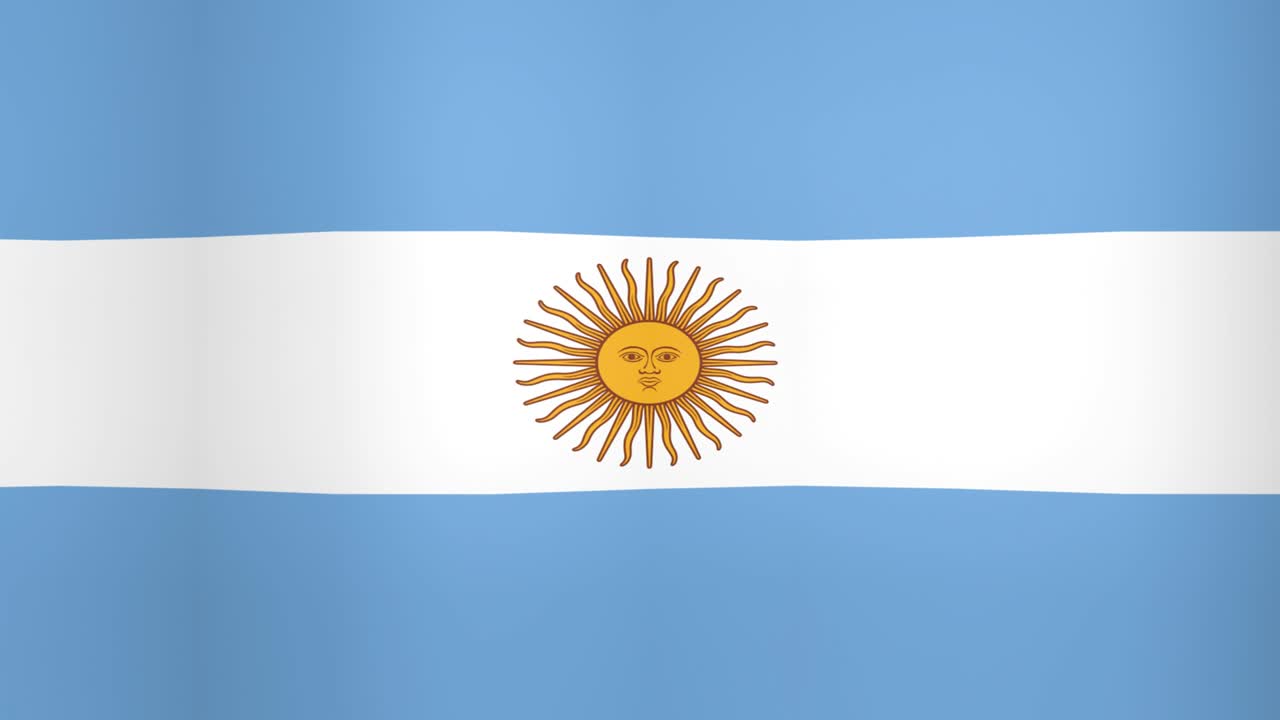 bandera de la argentina en el fondo