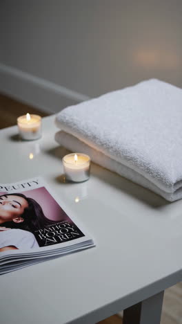 spa relaxation setting