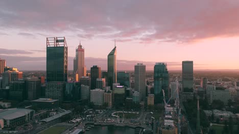 aerial views in perth, western australia